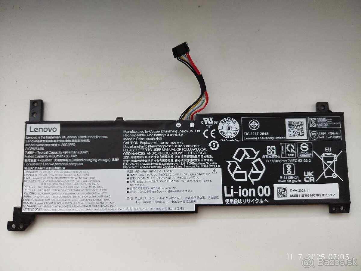 Predam bateriu na Lenovo IdeaPad 3 14ALC6