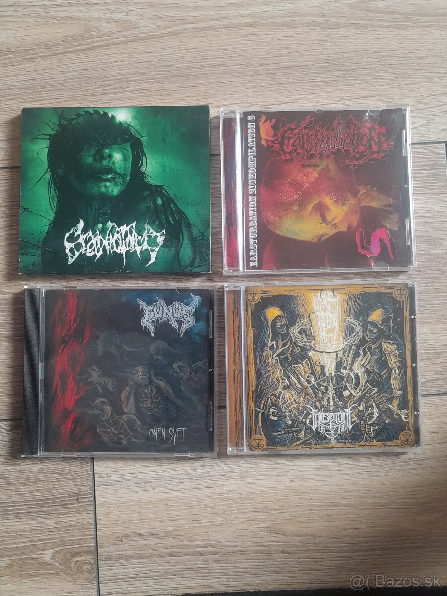SK/CZ Death Metal, Black Metal a iny metal na CD