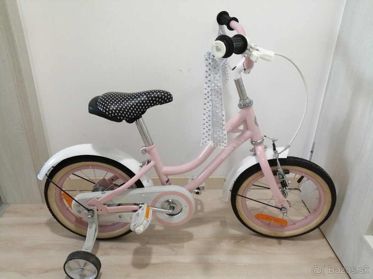 Ružový bicykel