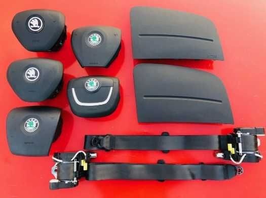Skoda fabia 2, skoda roomster airbagy a pasy