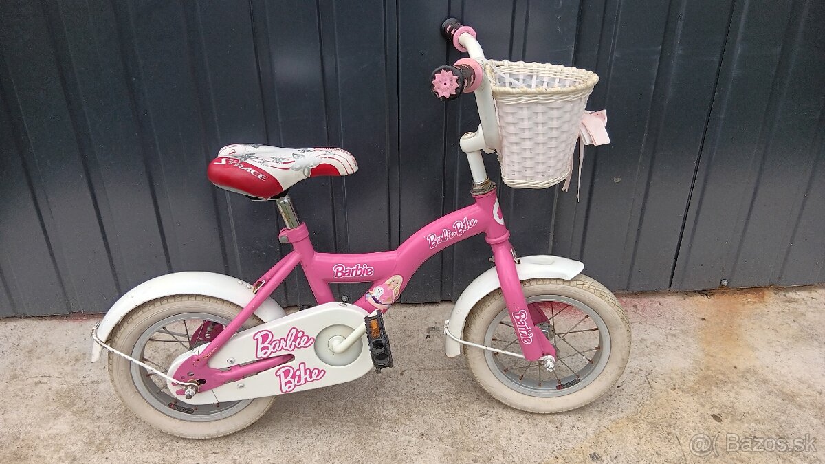 Detský bicykel barbie