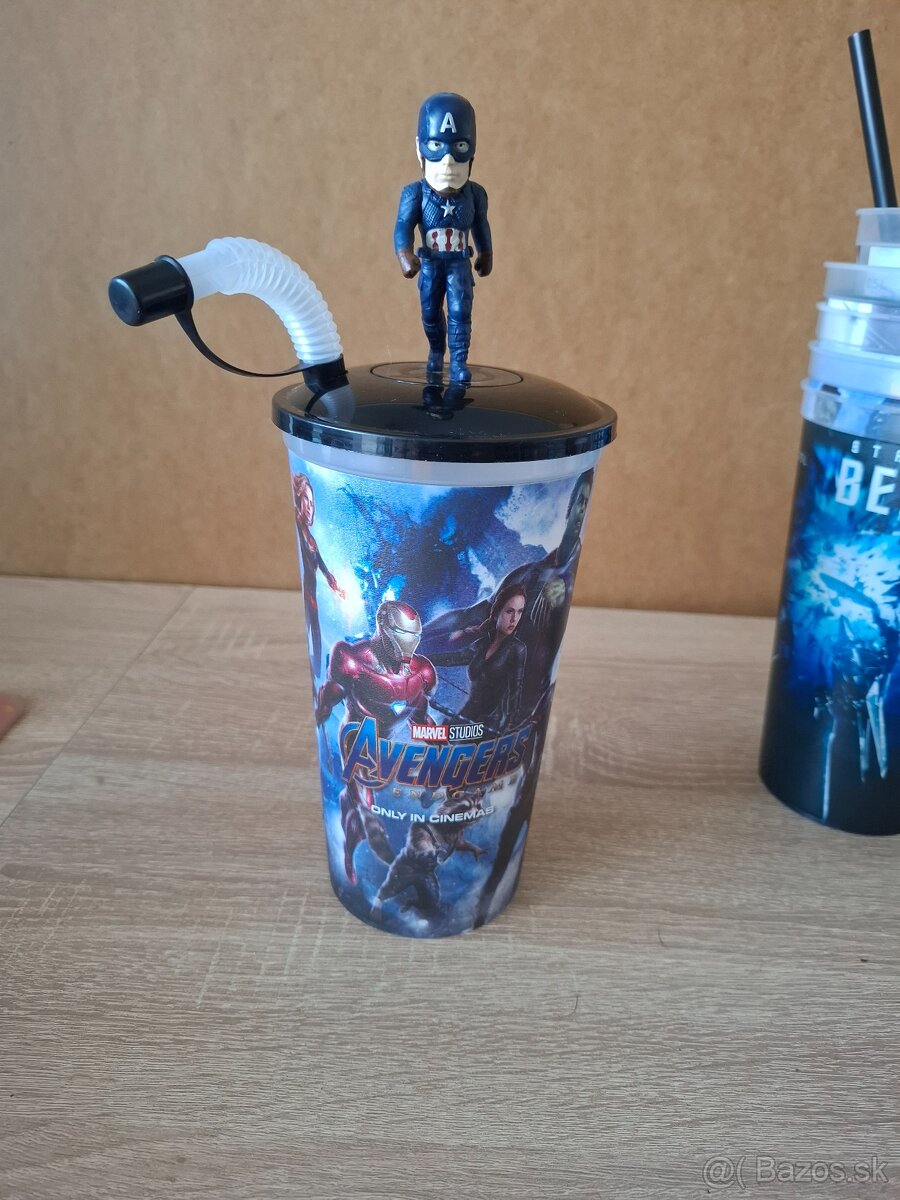 Marvel figúrky - kino poháre s toppermi