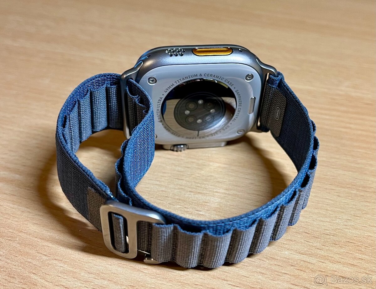Apple Watch Ultra 2 Natural Titanium, 98% batéria, záruka