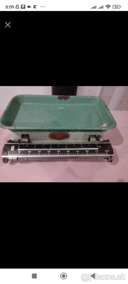 Predam retro váhy a pisaci stroj