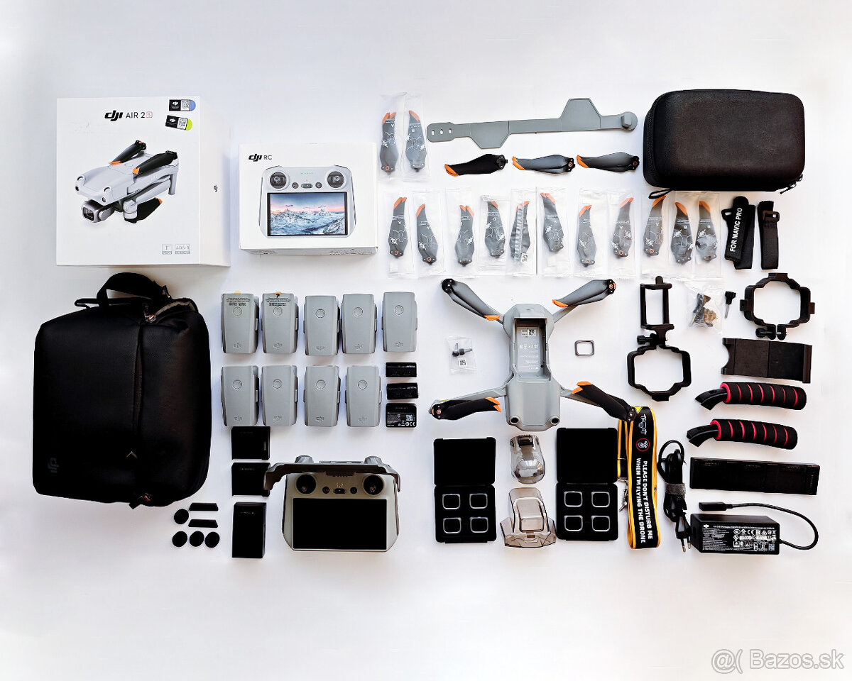 DJI Air 2s (nový), 9 batérií a bohaté príslušenstvo