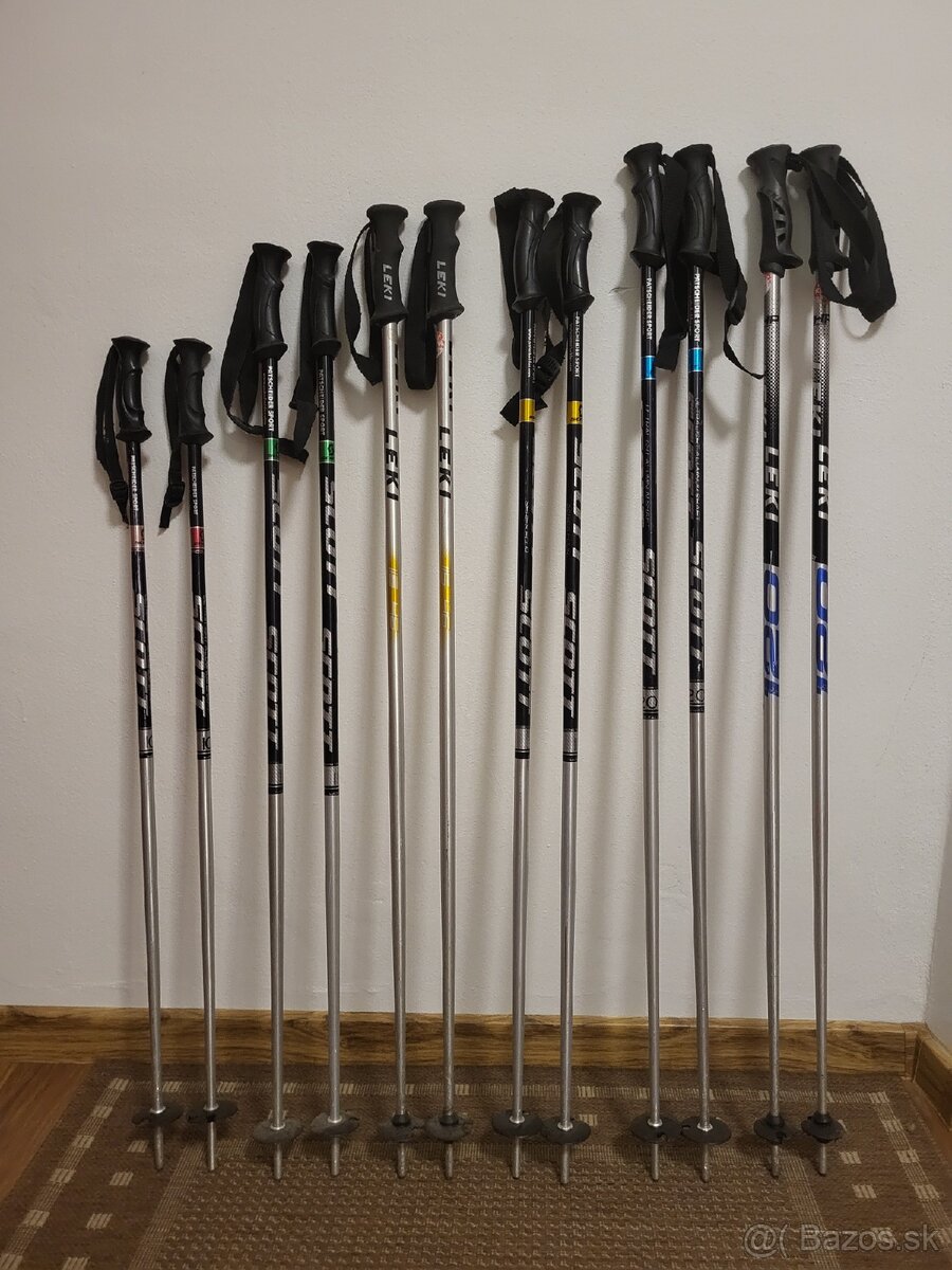 Lyžiarske palice Scott a Leki