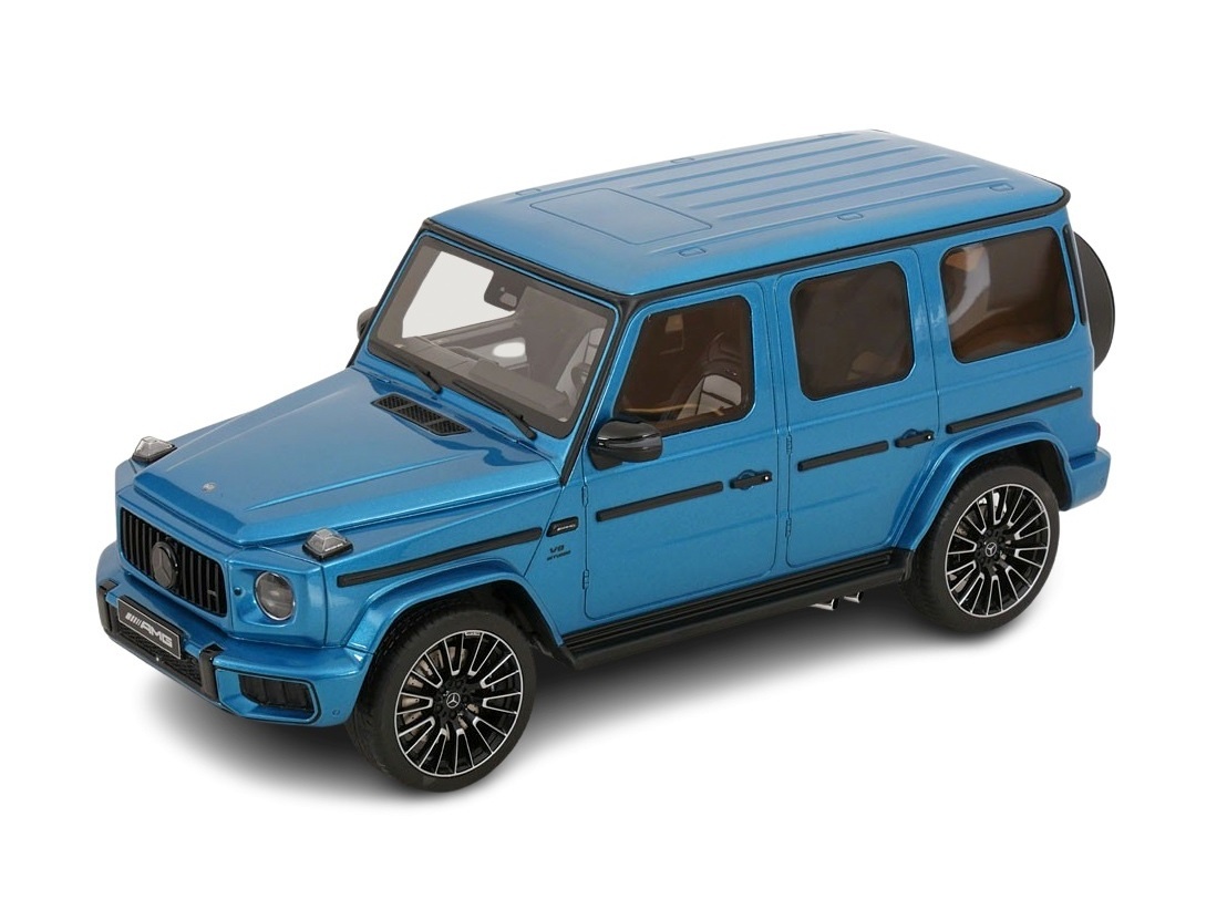 MERCEDES BENZ G 63 AMG HYPER BLUE MANGO 2024 – 1:18 GT SPIRI