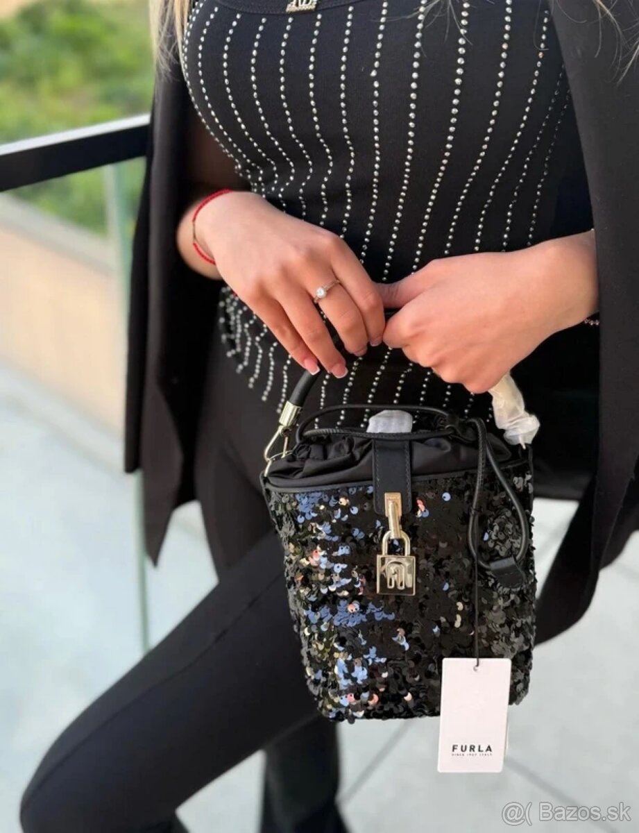 Čierna kabelka Furla