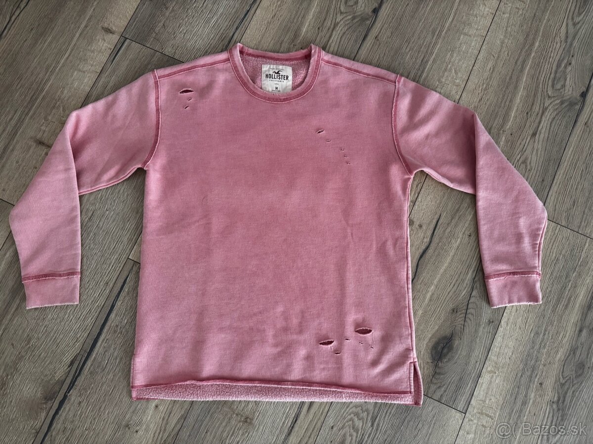 Mikina Hollister M distressed