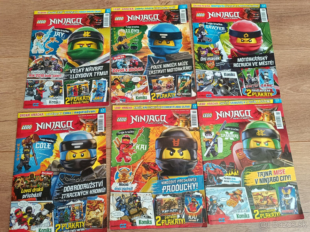 Casopisy Lego Ninjago 2018 - 2020