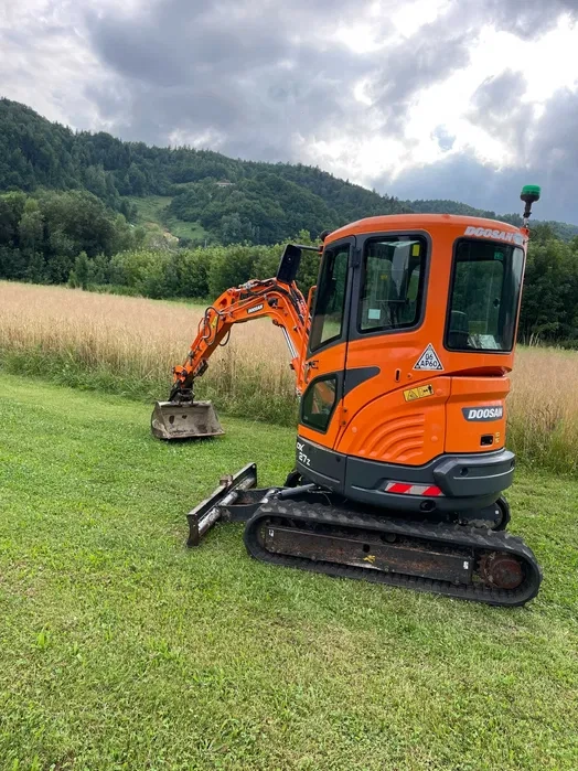 DOOSAN 2,8t minibager Import Norway-2018- AKO NOVÝ 3300h -L