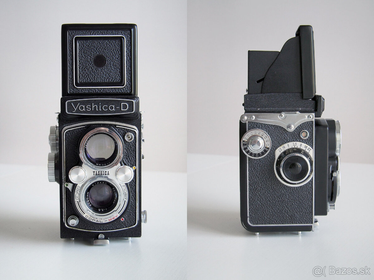 Predám Yashica-D s objektívom Yashinon