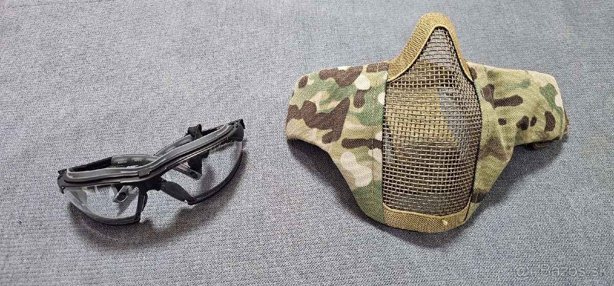 Airsoft maska + okuliare