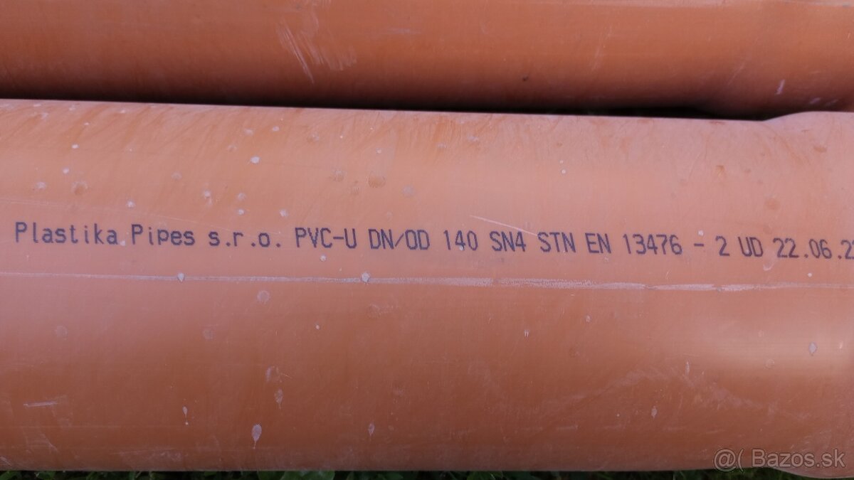 Kanalizačné rúry DN140/1000