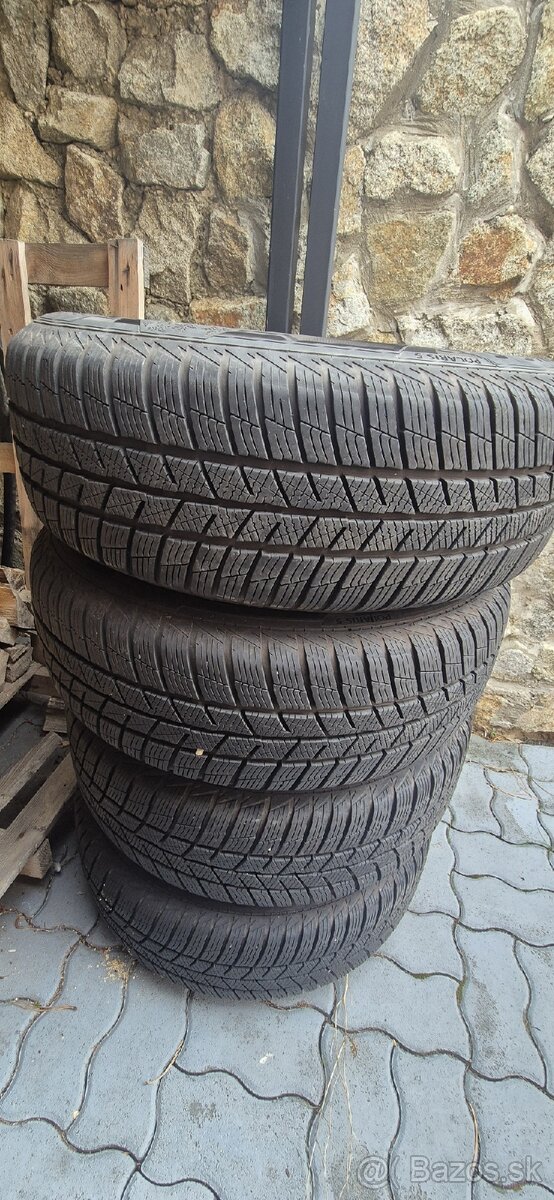 Hliníkové disky+zimne gumy 235/65 R17 Barum polaris 5