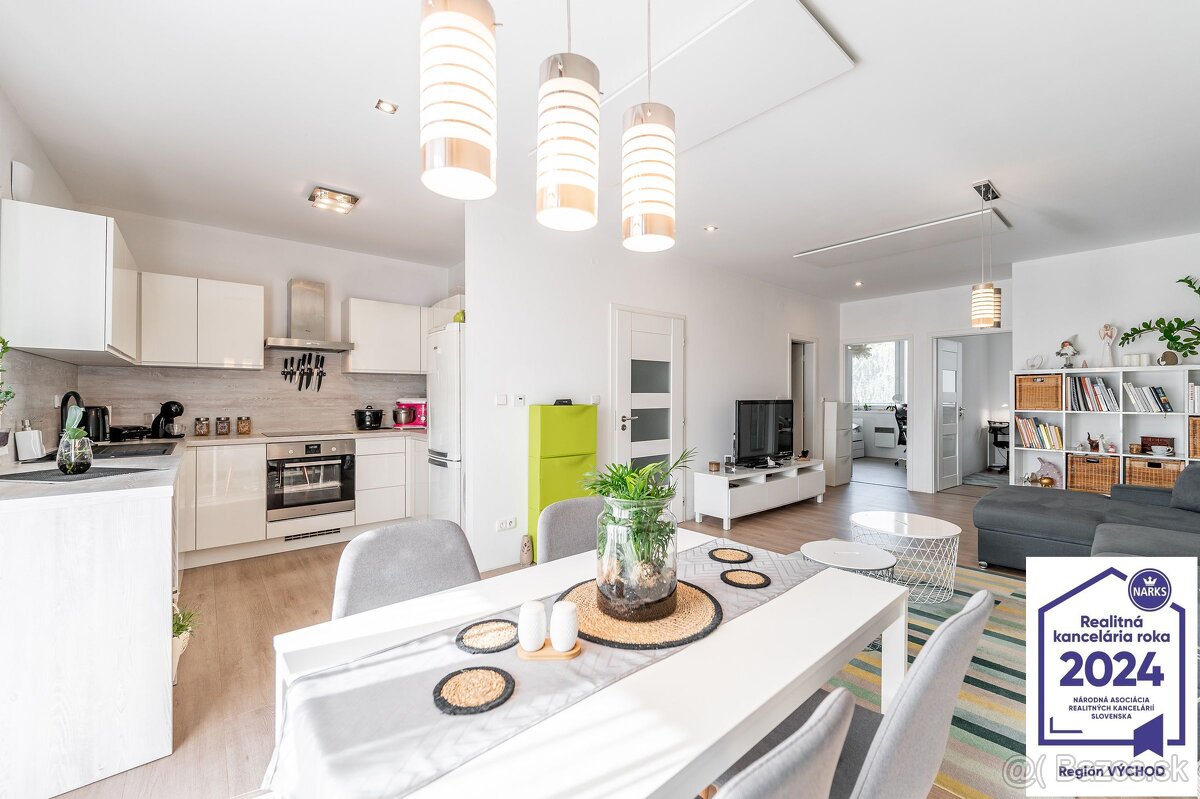 3-izbový byt s loggiou a parkovacím miestom, Košice – Západ