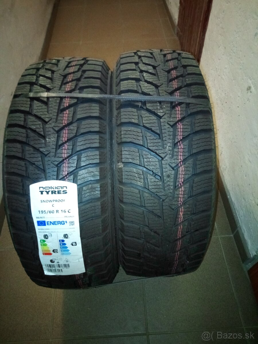 Zimne pneumatiky Nokian Snowproof C 195/60 R16 99/97T