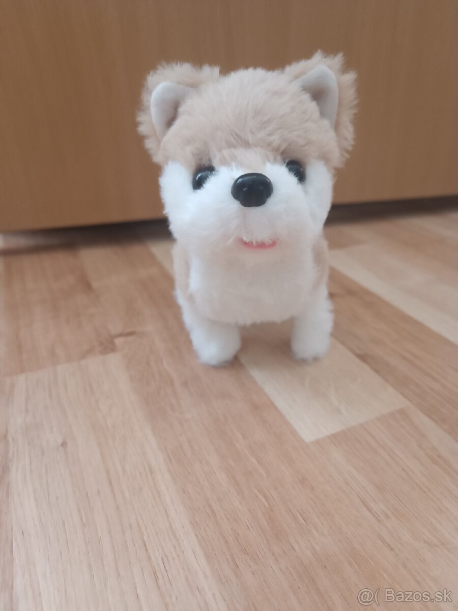 Plyšový psík na batérie