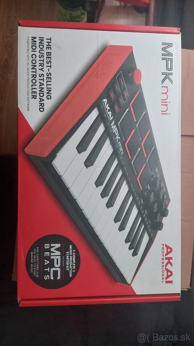 AKAI MPK Mini – kompaktný MIDI kontrolér (s krabicou)