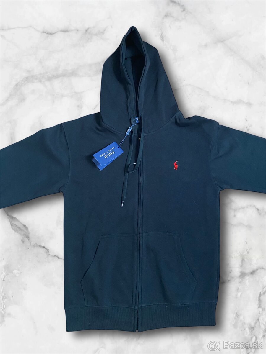 Čierna mikina značky Ralph Lauren Polo M