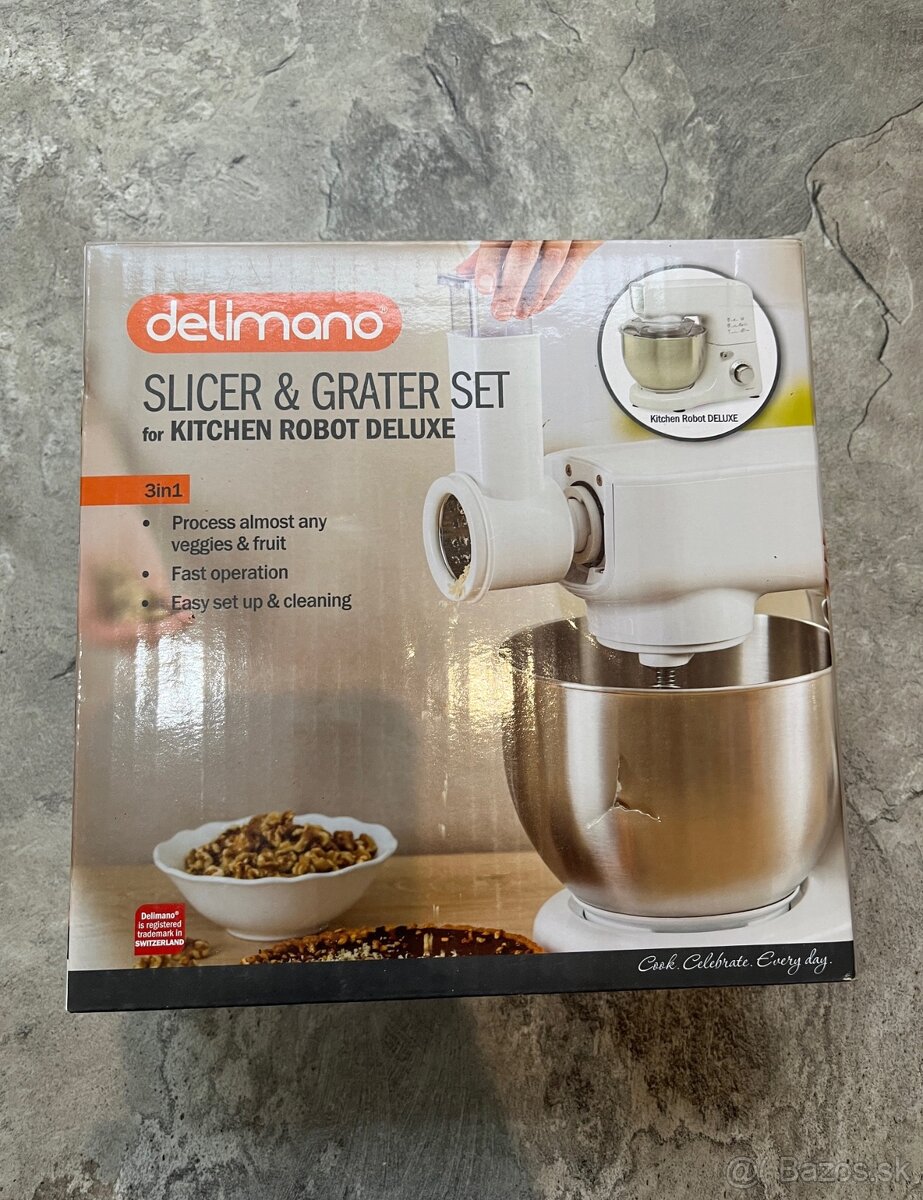 Delimano Deluxe strúhač príslušenstvo pre kuchynský robot