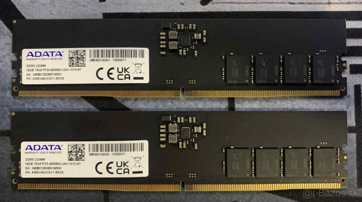 ADATA KIT 32GB DDR5 RAM UDIMM 4800MHz CL40