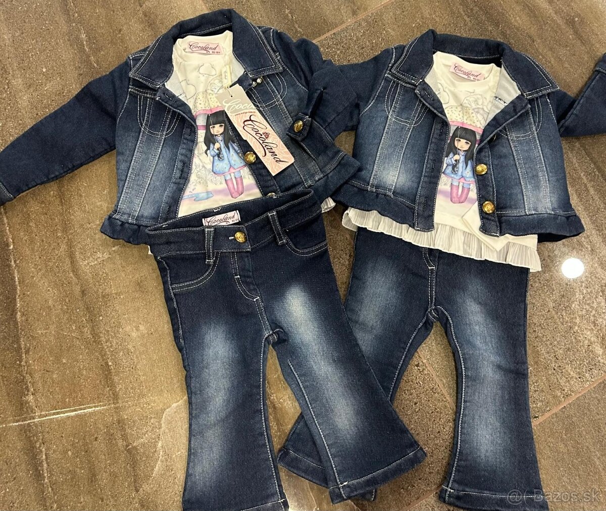 Dievčenský rifľový komplet (Cocolan)