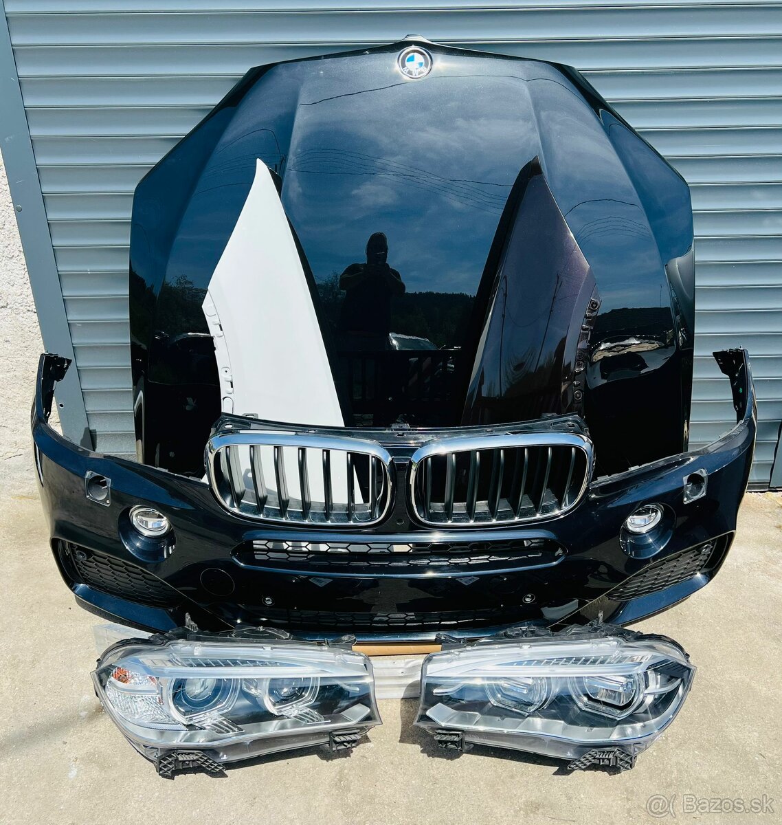 BMW X5 F15 nárazník kapota blatník světla