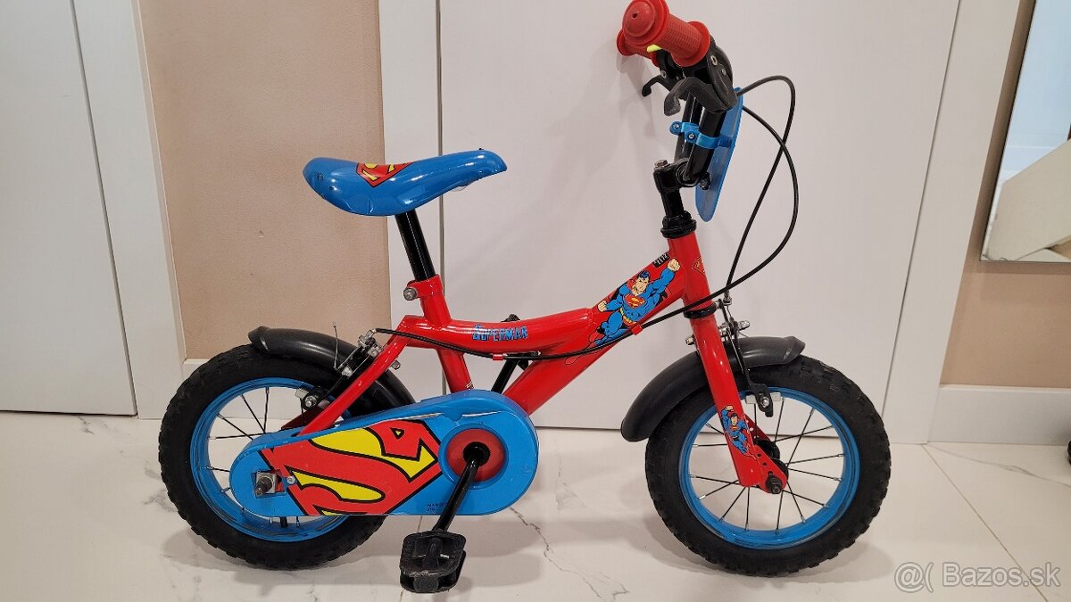 Detský bicykel 12" TM & (c)DC Comics s12 Superman
