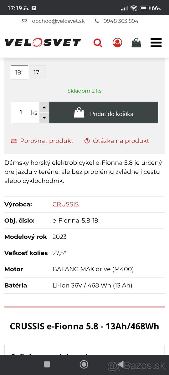 Damsky elektrobicykel