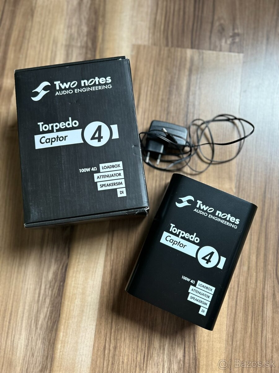 Two Notes Torpedo Captor 4 Ohm – Loadbox / DI / Speaker Sim