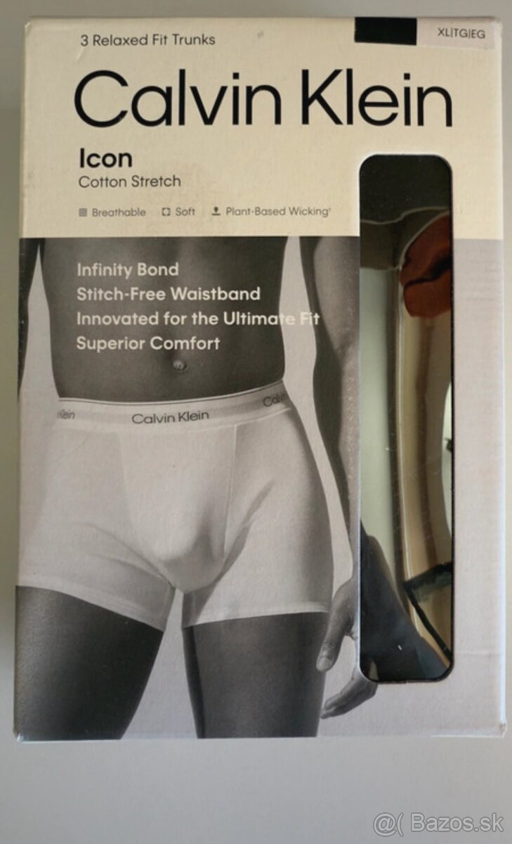 Calvin Klein Boxerky (Čierne), XL