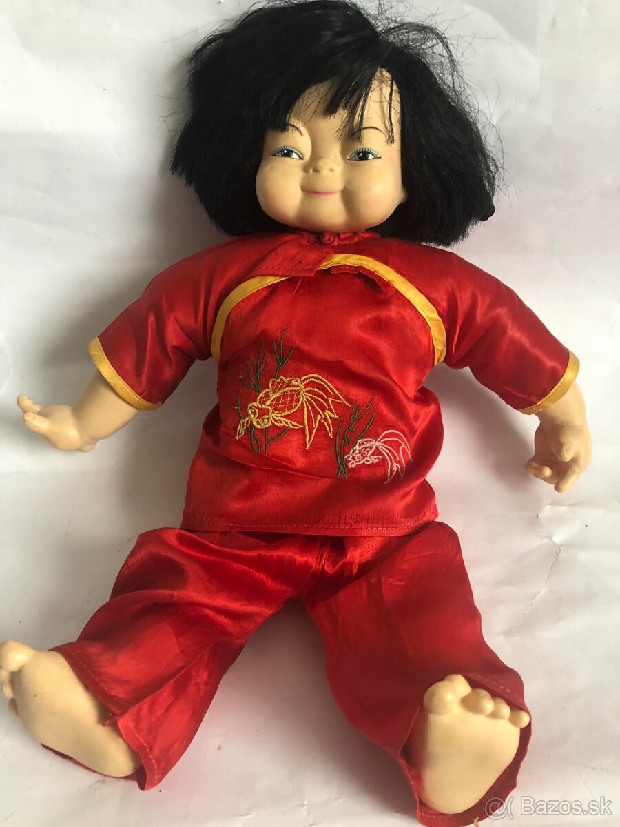 Stara japonska babika r 1985 vintage lasy prave stara vintag