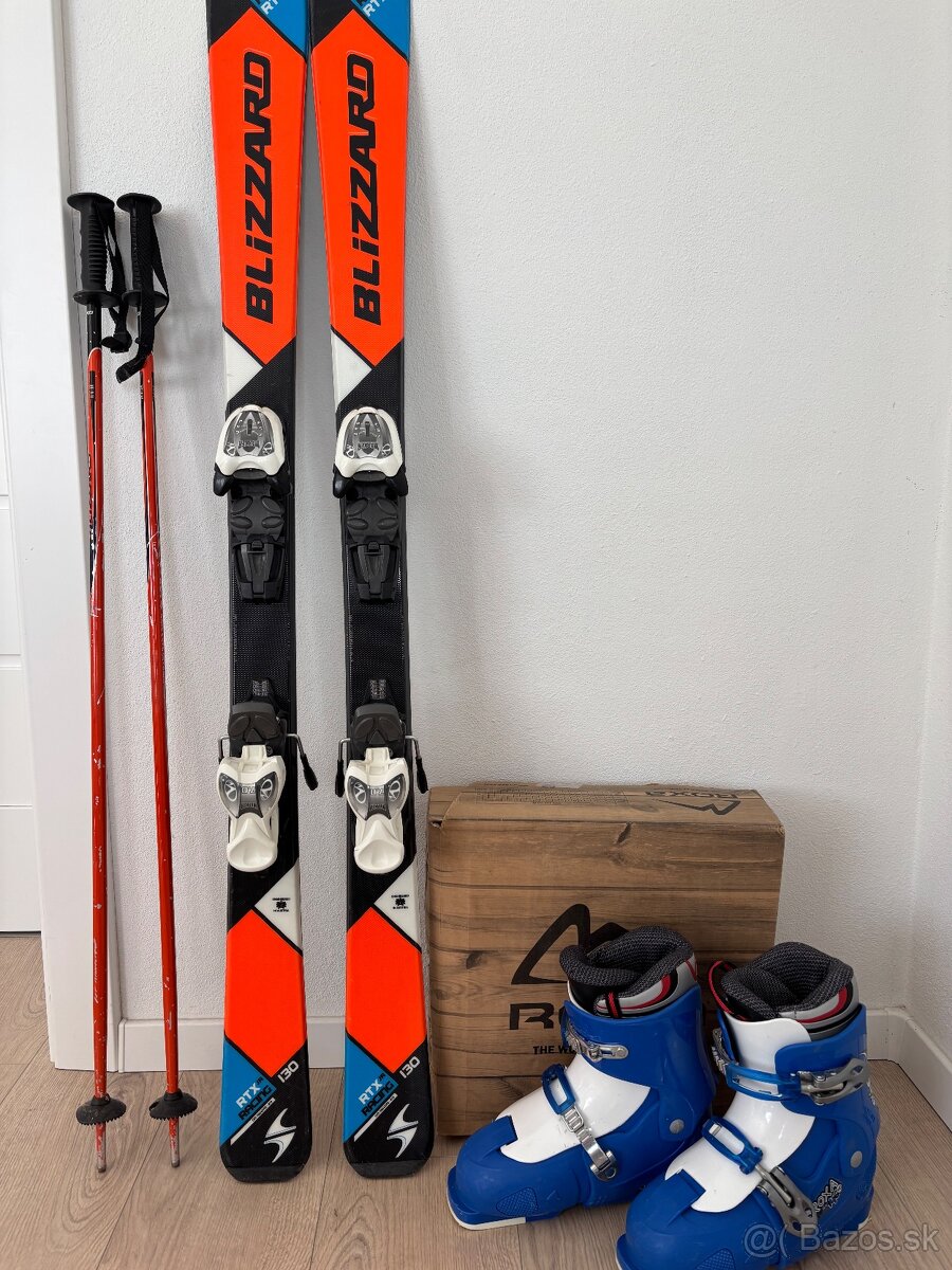 Lyže Blizzard 130 cm a lyžiarky Roxa