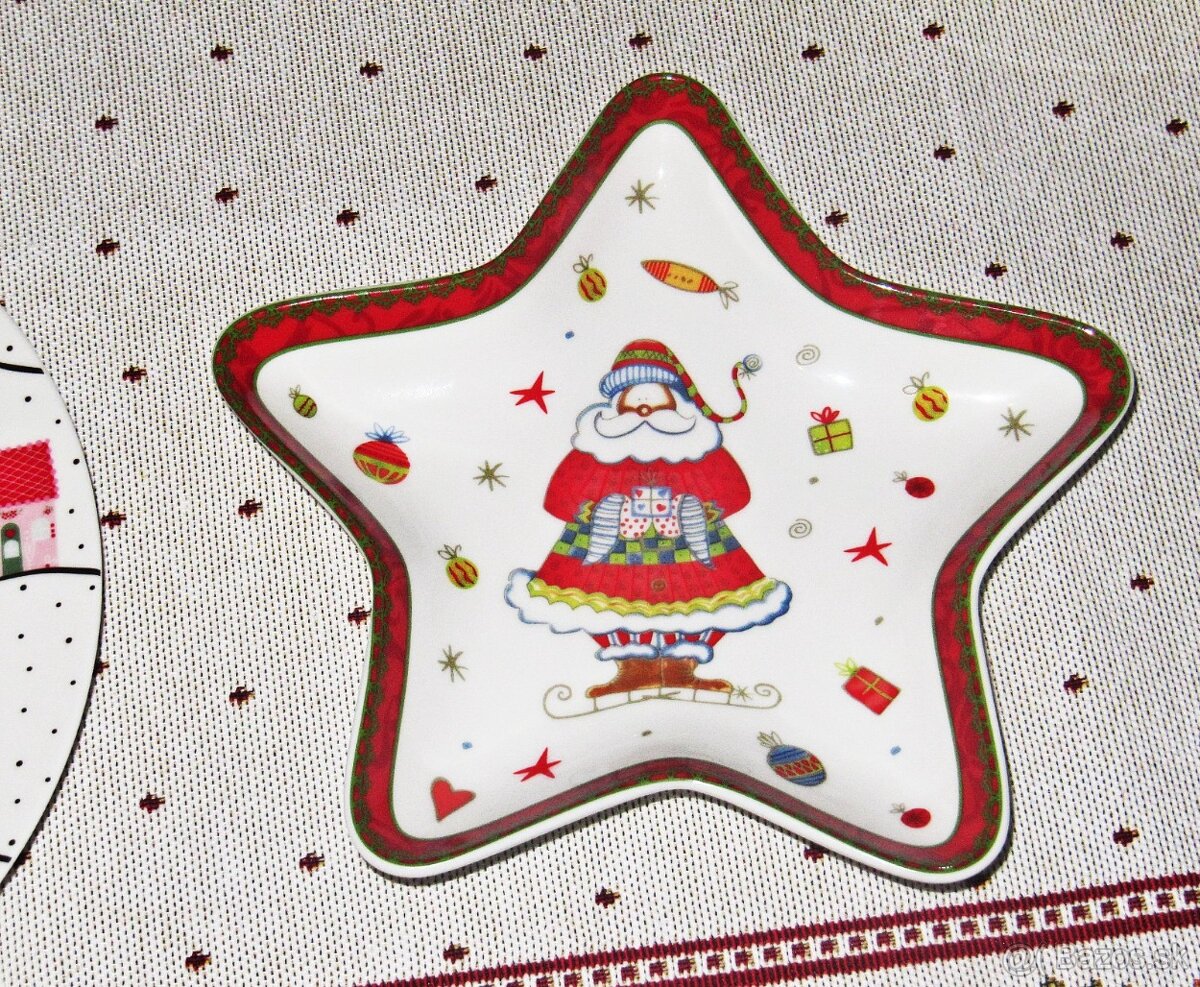 Vianočná porcelánová misa
