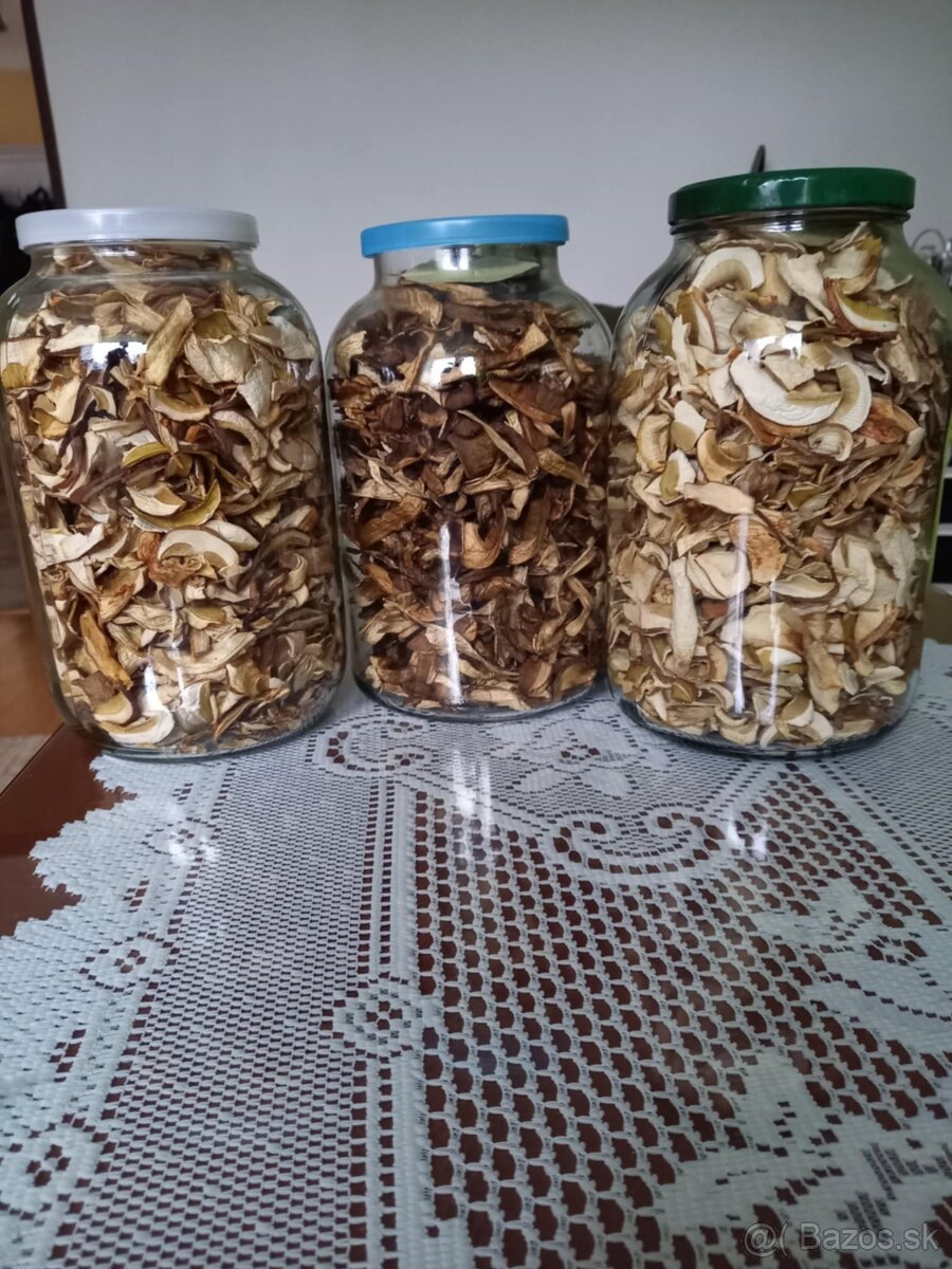 Sušené hríby