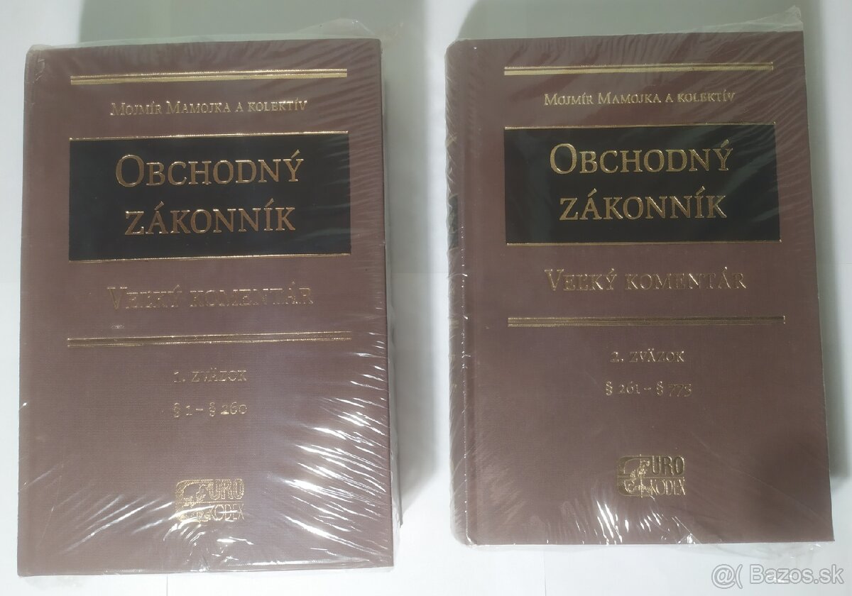 Mojmír Mamojka - Obchodný zákonník - Veľký komentár