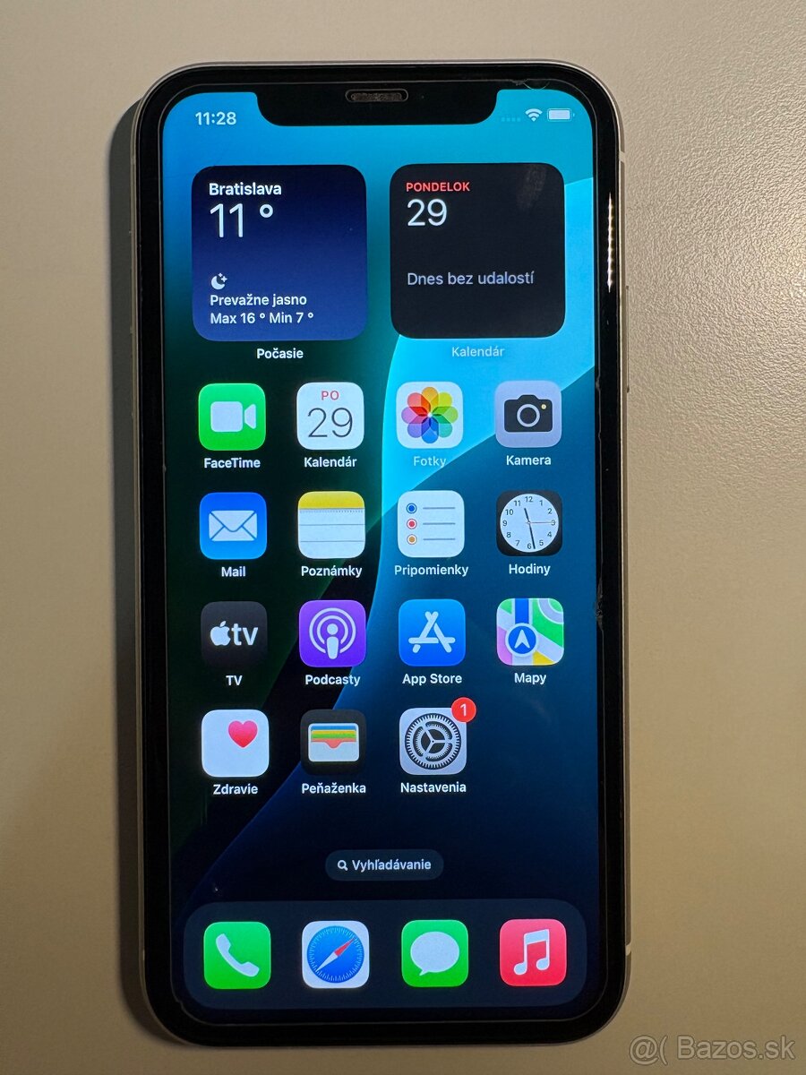 iPhone 11 biely, 128GB