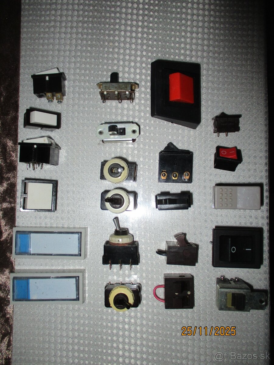 Predám rôzne vypínače a spínače