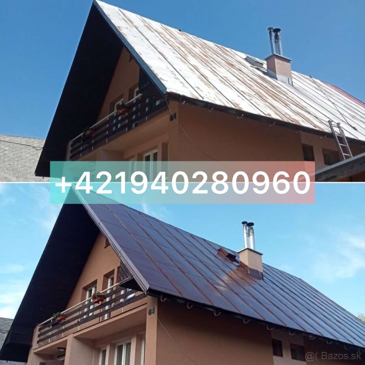 🟢Nátery striech✅Zaruka na pracu✅NATERANIE / ČISTENIE✅