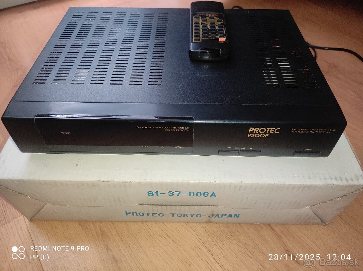 JAPAN PROTEC 9200 P analogovy hifi satelit