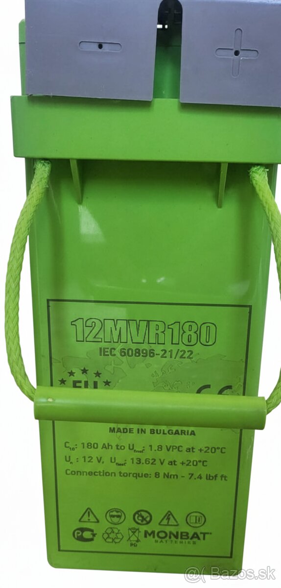 Batéra Monbat VRLA AGM 12V/180A.