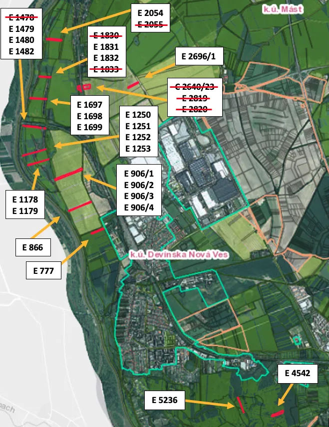 Devínska Nová Ves – 16.850 m2 ORNÁ PÔDA