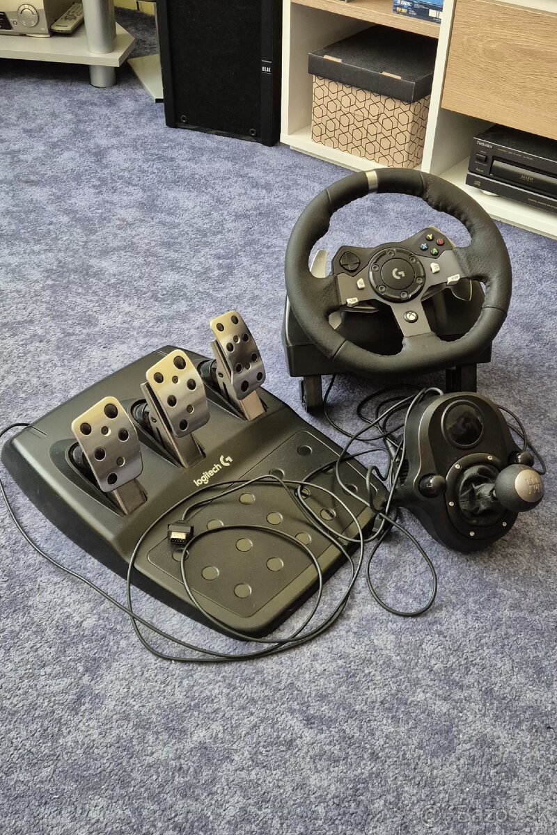 Logitech g920 + riadiaca páka