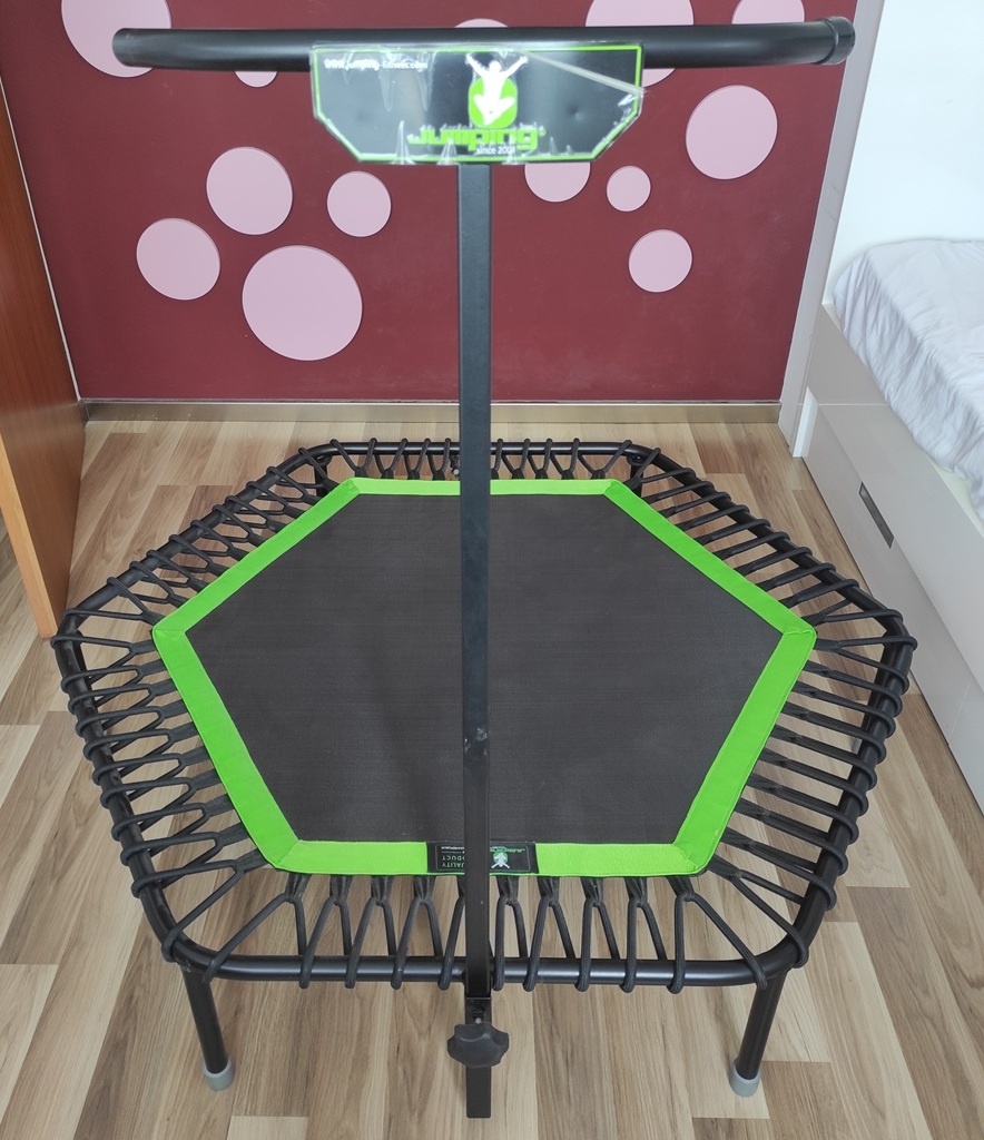 Jumping® PROFI Trampolína Standard Green s oporným madlom