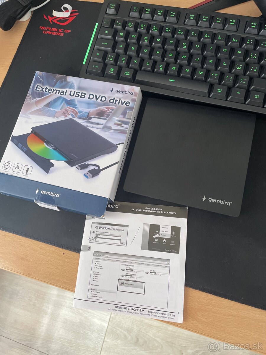Externá DVD napaľovačka