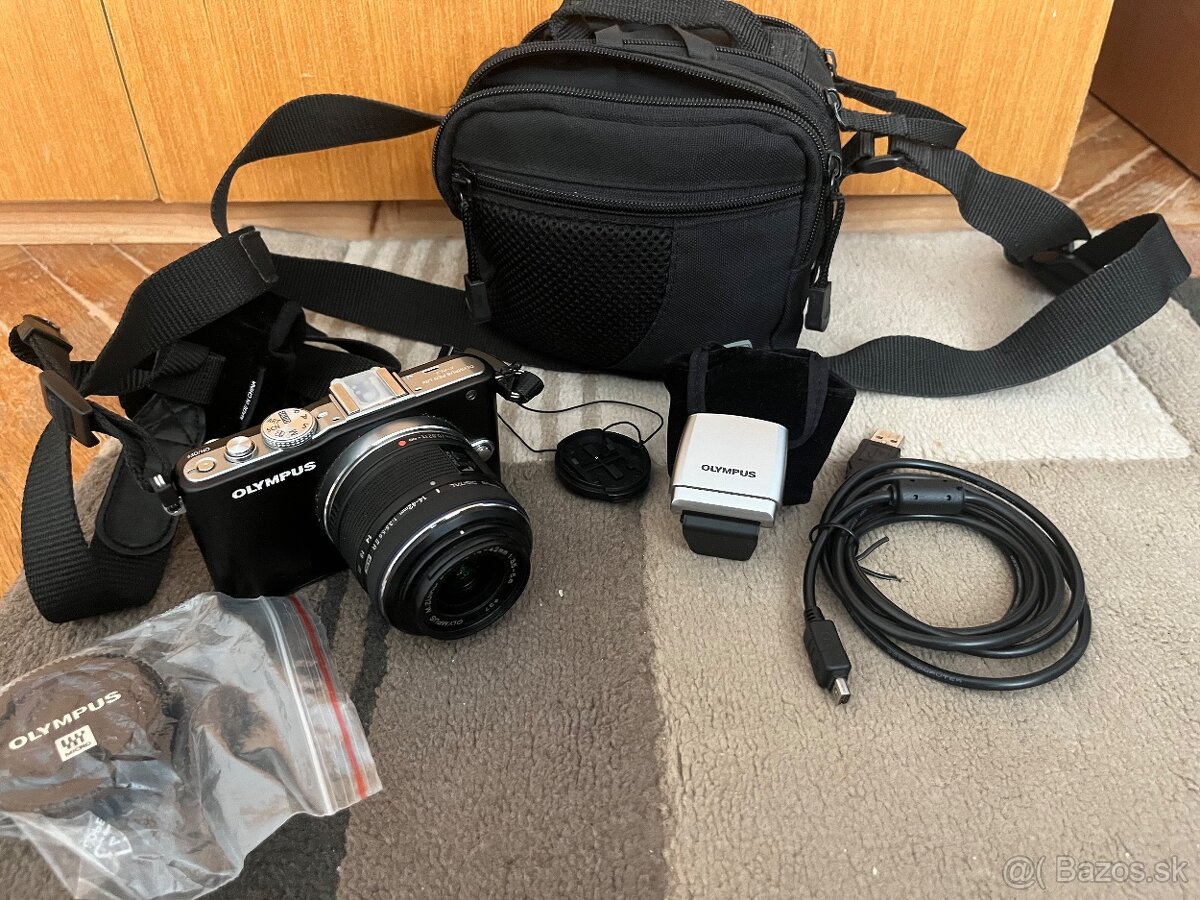 Fotoaparát Olympus Pen E-Pl3 + elektronický hľadáčik