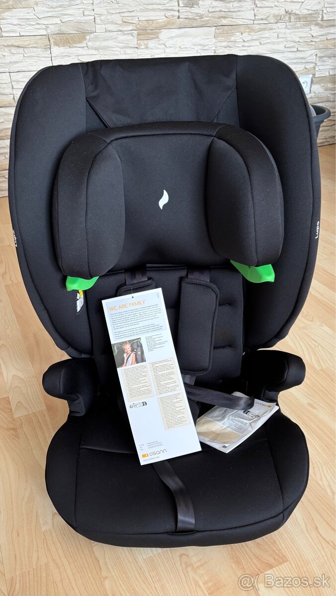Autosedačka Osann 9-36kg Lupo i-Size - Black