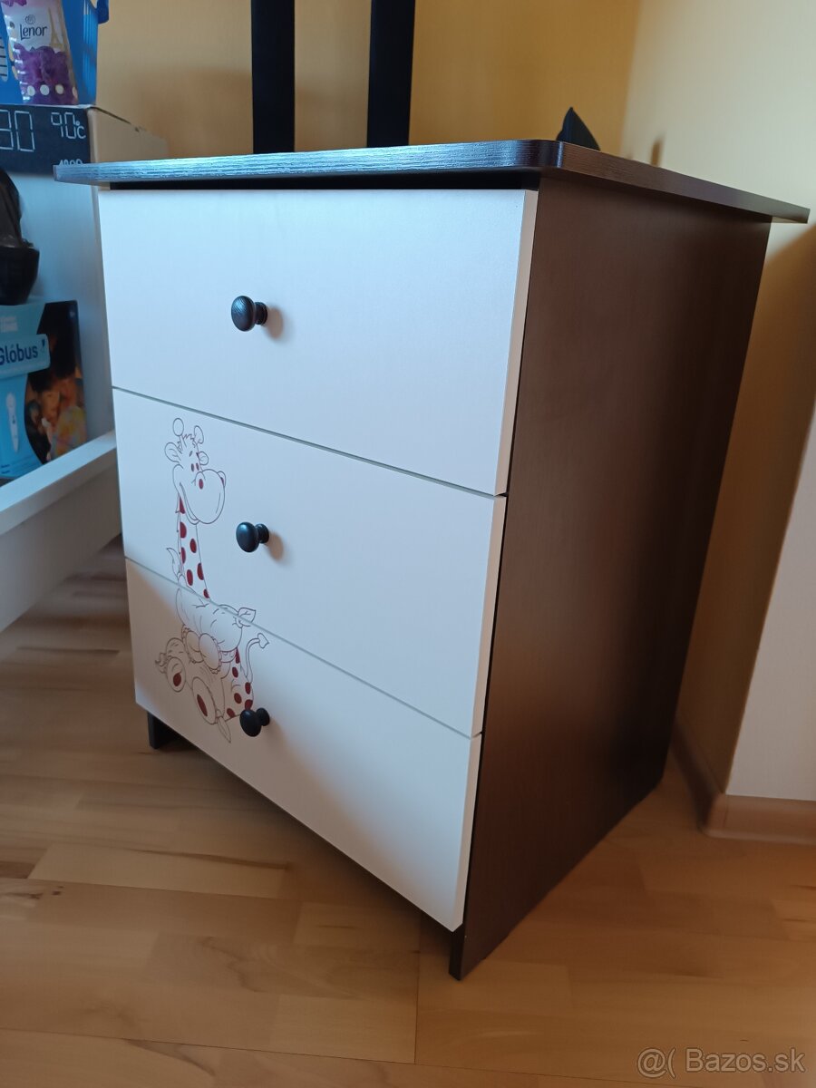 Prebaľovací pult