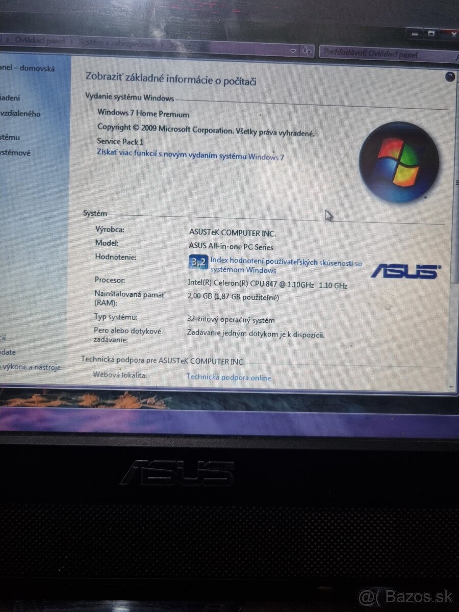 predám PC Asus